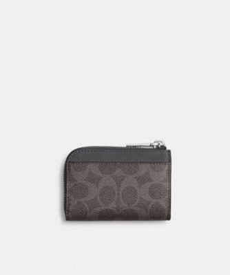 Lジップ キー ケース・シグネチャー キャンバス | COACH/コーチ